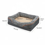 Dog Bed | Orthopedic Memory Foam | Machine-Washable Cover