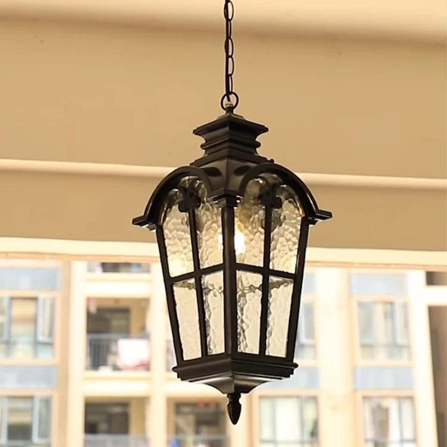 Outdoor Ceiling Pendant Light | Die-Cast Aluminum | IP55 Waterproof