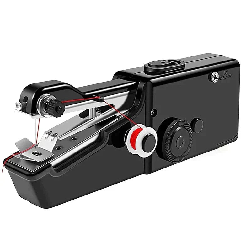 Handheld Sewing Machine | Cordless One-Hand Operation | Bobbins Included
