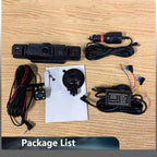 Car Dash Cam | 4-Channel Front & Rear Night Vision & WiFi