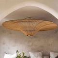 Ceiling Light | Woven Natural Fiber | Warm Ambient Lighting