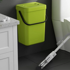 Mini Trash Can | Odor-Reducing Lid & Flexible Mounting