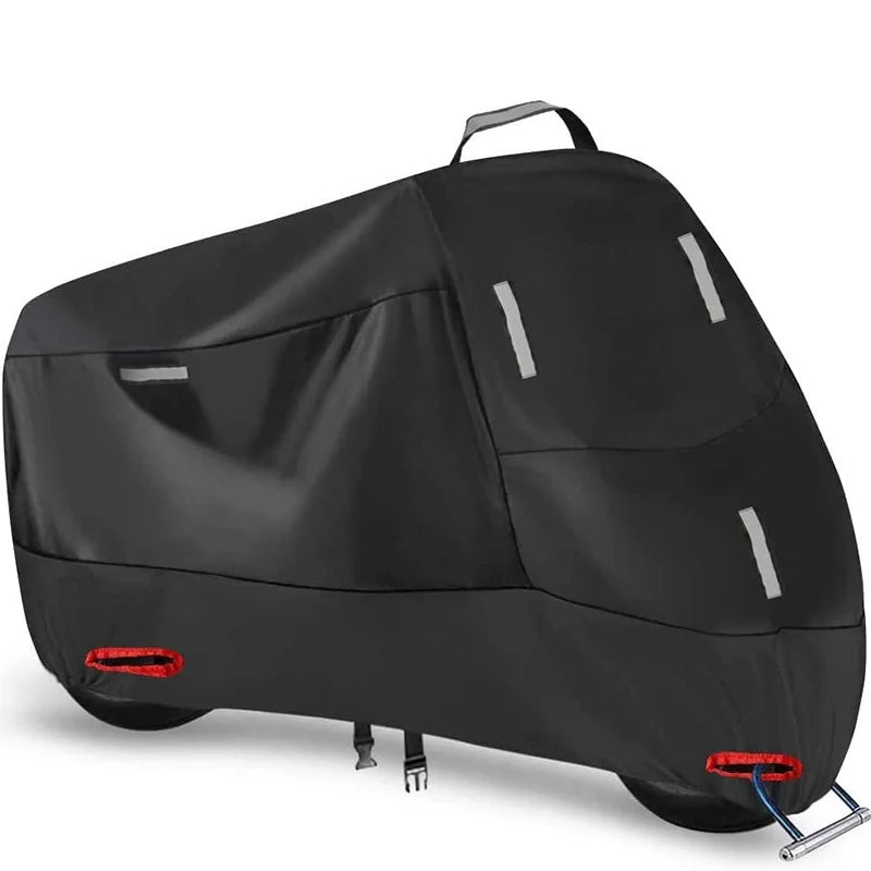 Motorcycle Cover | Weather-Resistant Oxford Fabric & Reflective Strips