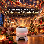 Christmas Light Projector | Moving Star Patterns | USB Powered
