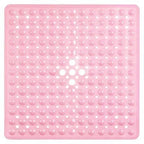 Shower Mat | Textured Non-Slip & Drainage Holes | 53 cm Square