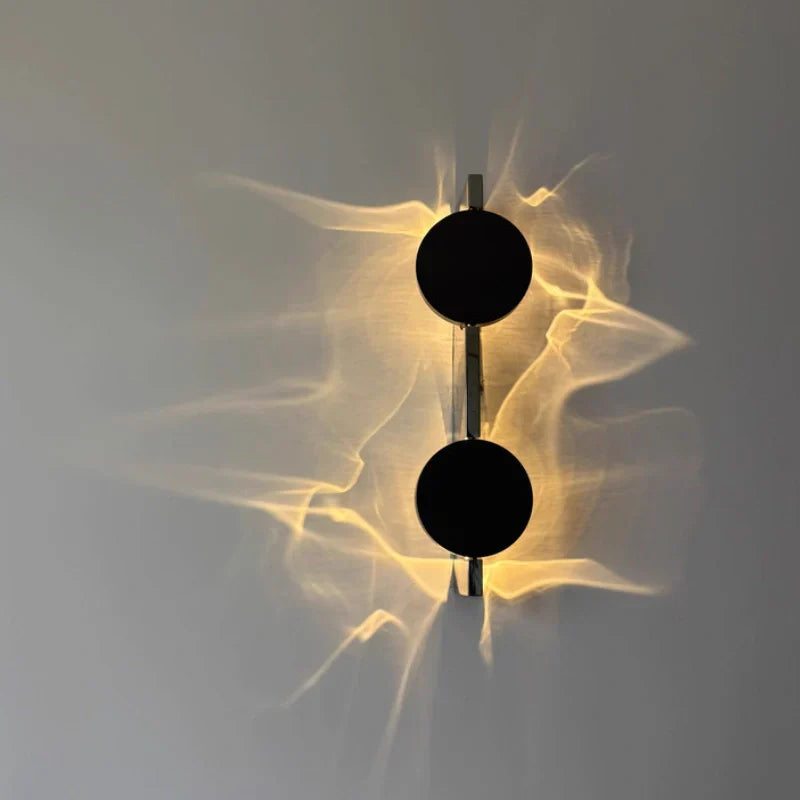 Wall Light | Adjustable Wave Projection & 180° Rotatable | Aluminum & Stainless Steel