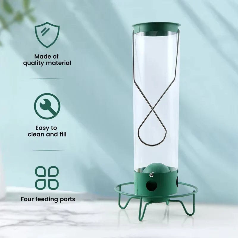 Bird Feeder | Squirrel-Proof Weight-Activated | Large Capacity
