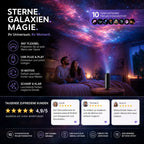 Star Projector | 10 Interchangeable Slides & Flexible USB Arm