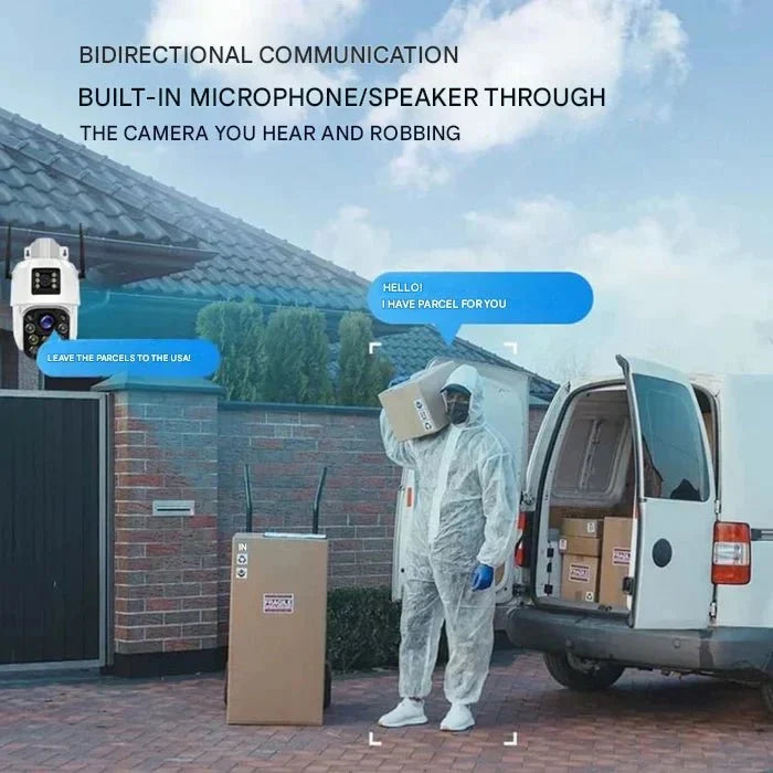 Security Camera | Wireless 4K Ultra HD | Solar-Powered & 360° Rotation