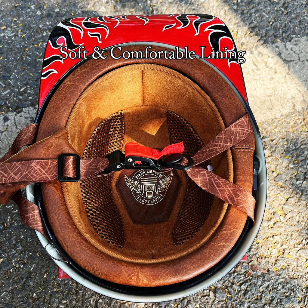 Motorcycle Helmet | Baseball Cap Style & Lightweight | DOT & ECE Certified