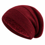 Beanie | Fleece-Lined Slouchy Knit | Unisex One Size