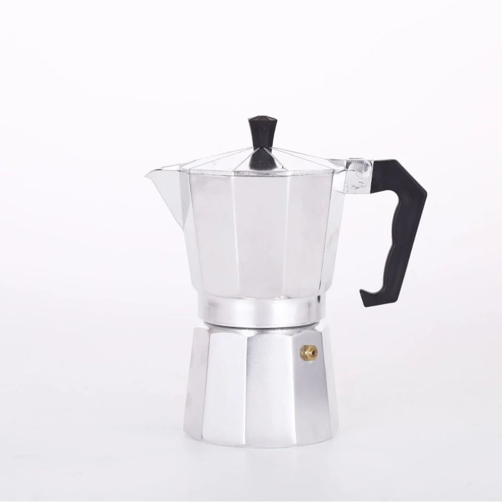 Moka Pot | Stainless Steel Induction Compatible | 1–12 Cups
