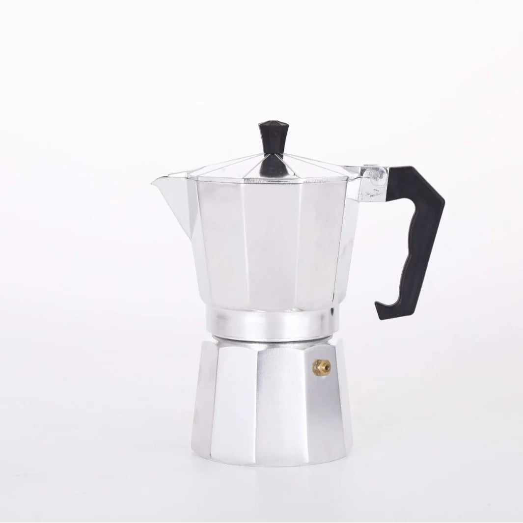 Moka Pot | Stainless Steel Induction Compatible | 1–12 Cups