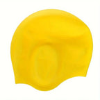 Swim Cap | Stretch Silicone & Built-In Ear Pockets | For Long Hair