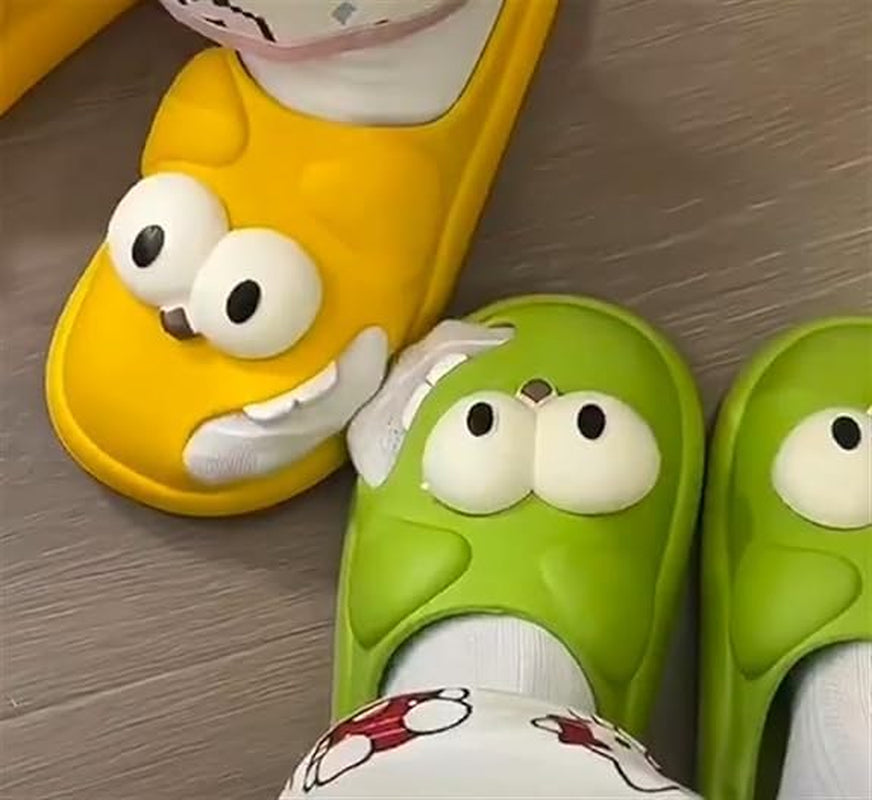 Slippers | Soft Fabric & Non-Slip Rubber Sole