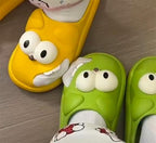 Slippers | Soft Fabric & Non-Slip Rubber Sole