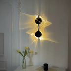 Wall Light | Adjustable Wave Projection & 180° Rotatable | Aluminum & Stainless Steel