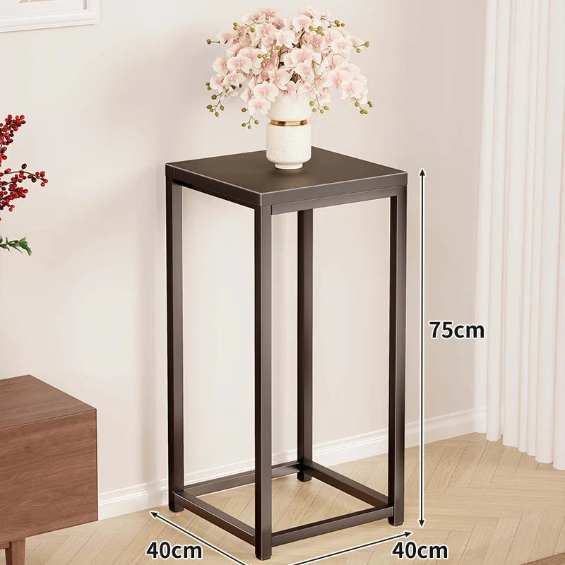 Plant Stand | Metal Frame & Space-Saving | 75 cm Tall