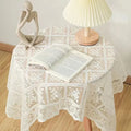 Tablecloth | Embroidered Floral Lace | Polyester Fabric