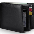 Men’s Bifold Wallet | Genuine Leather & RFID-Blocking | 13 Card Slots