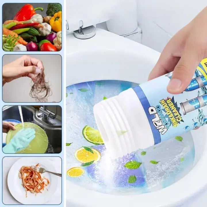 Drain Cleaner Powder | Dissolves Hair, Soap & Grease | 110 g