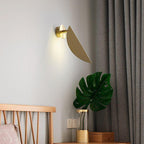 Wall Sconce | Golden Finish, Warm 3000K & Built-In Switch
