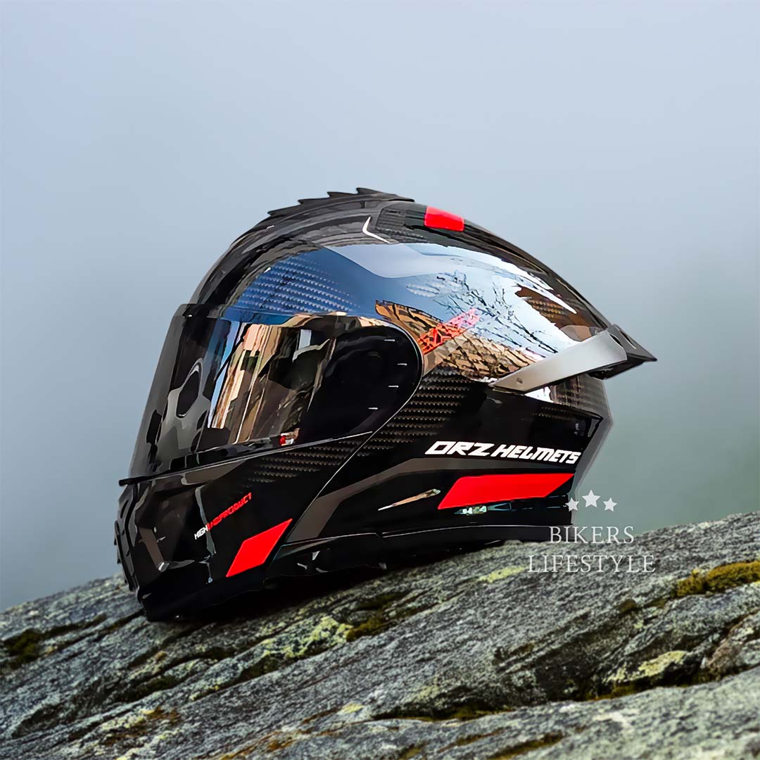 Motorcycle Helmet | Modular Flip-Up Dual Lens | DOT & ECE Certified
