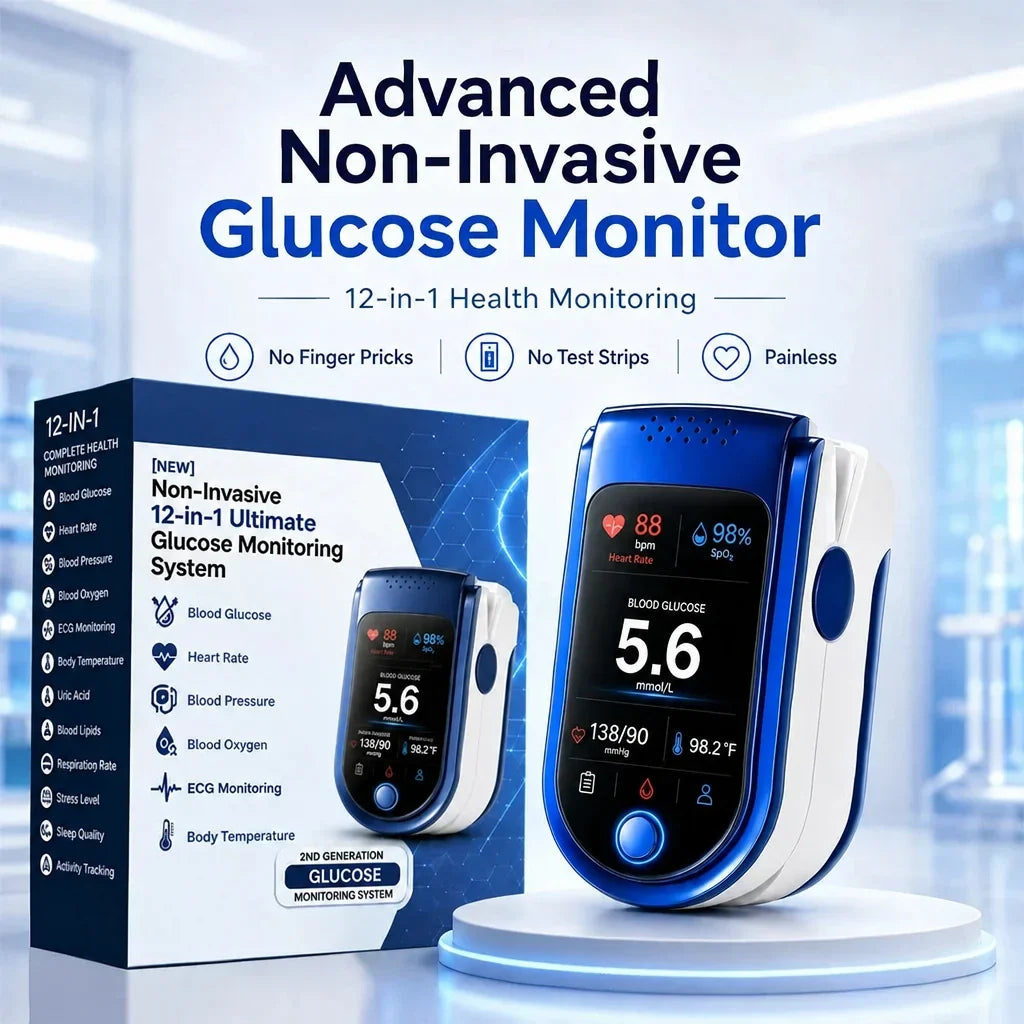Glucose Monitor | Non-Invasive Needle-Free | Daily Health Tracking