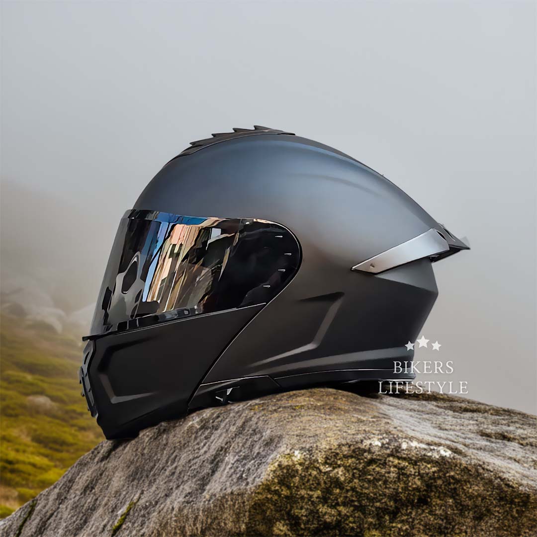 Motorcycle Helmet | Modular Flip-Up Dual Lens | DOT & ECE Certified