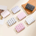 Wallet | Bow Pattern & Zipper Closure | Multiple Card Slots