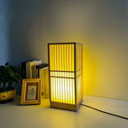 Table Lamp | Japanese Zen Bamboo & Warm Ambient Light | E27 Socket