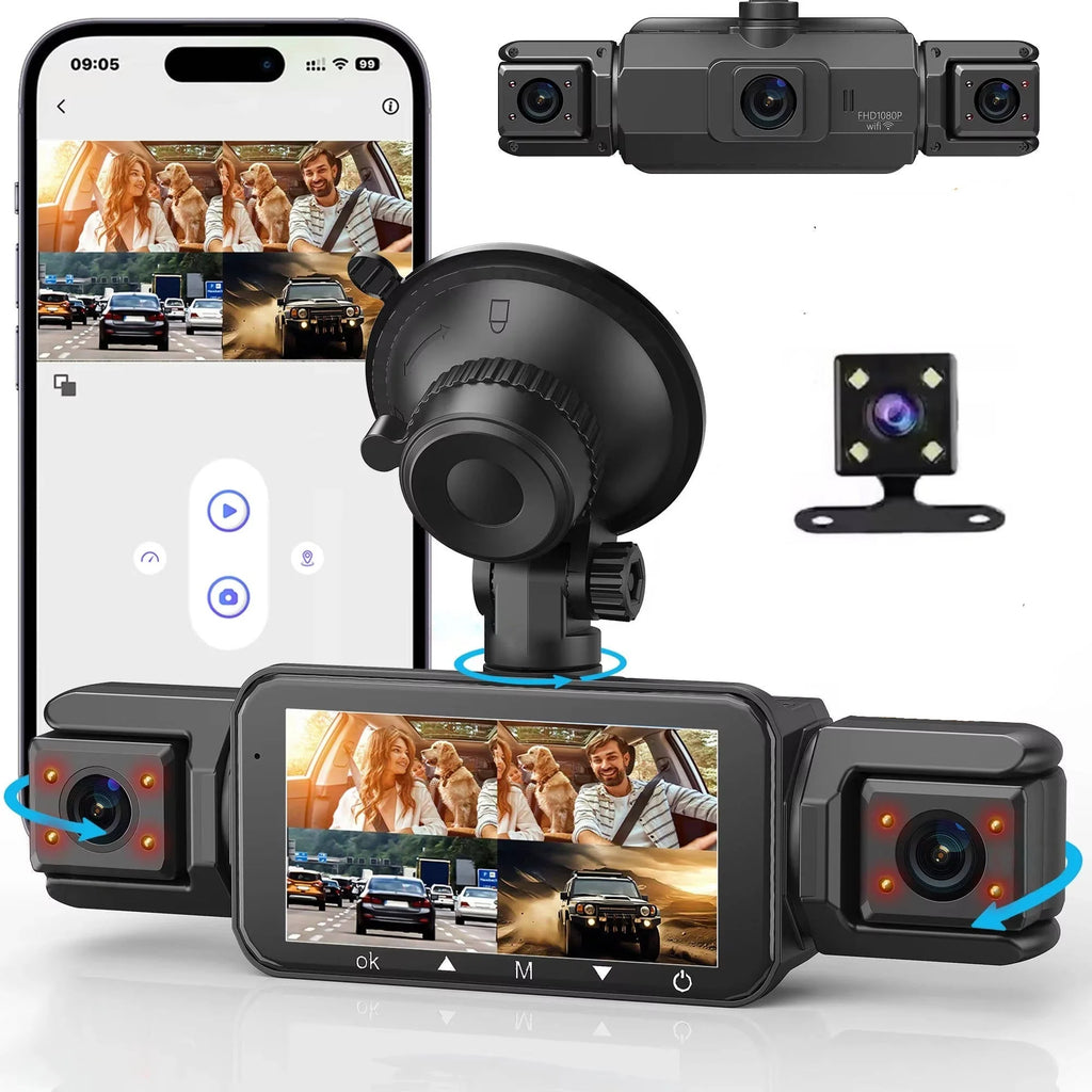 Dash Camera System with Night Vision