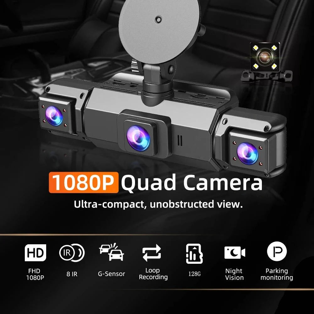 Dash Camera System with Night Vision