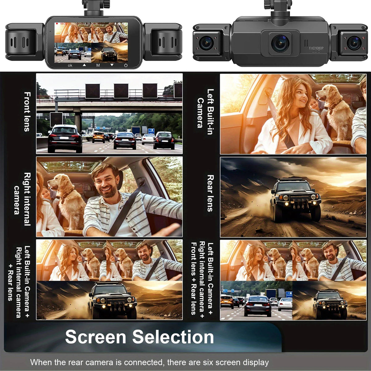 Dash Camera System with Night Vision