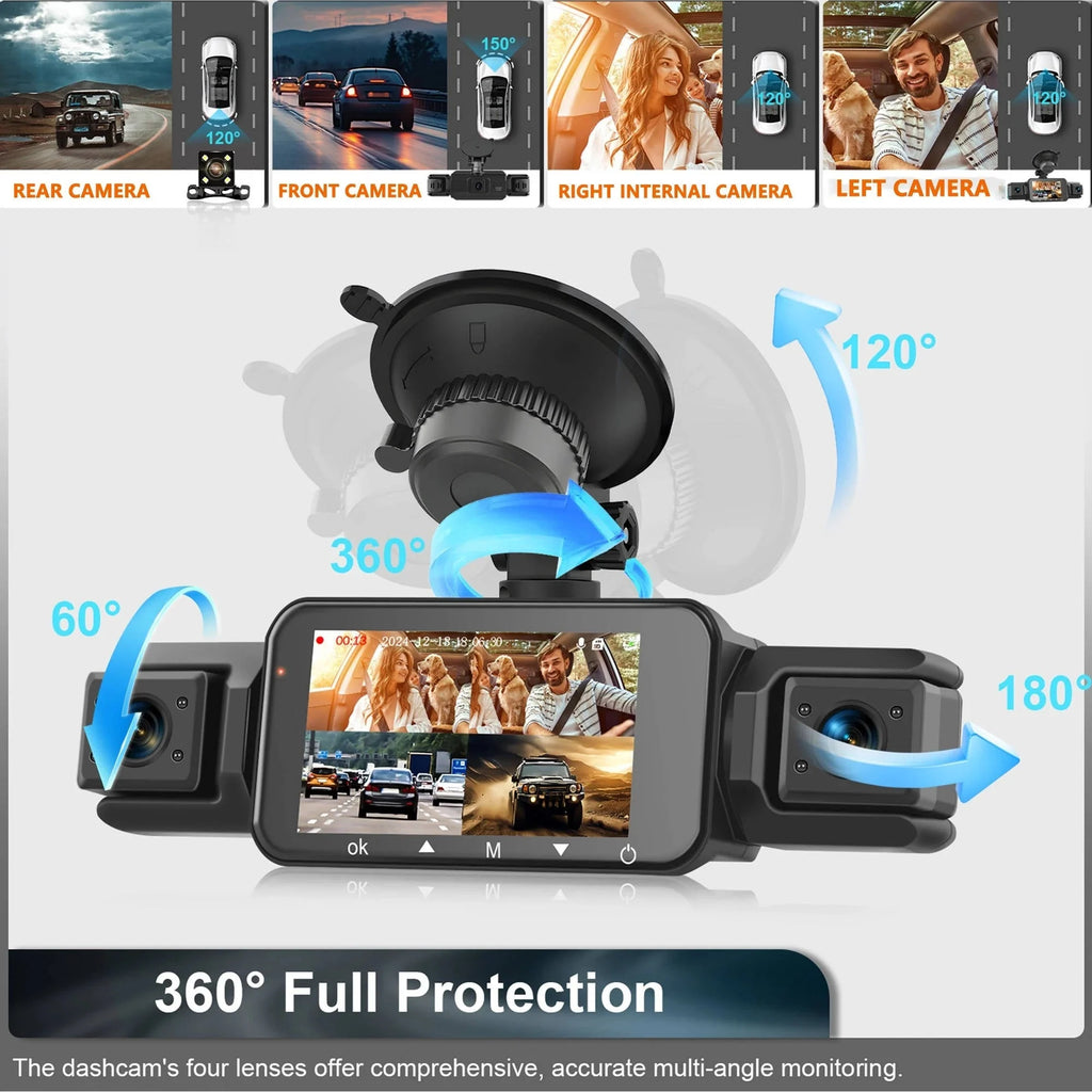 Dash Camera System with Night Vision