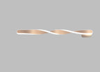 LED Wall Lamp | Curved Modern Design & Dimmable Warm White | 40 x 12 x 8 cm