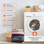 Heated Blanket | Flannel & Lambswool | 6 Heat Settings With LCD Display