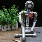 Table Lamp | Industrial Human Silhouette & USB Rechargeable LED
