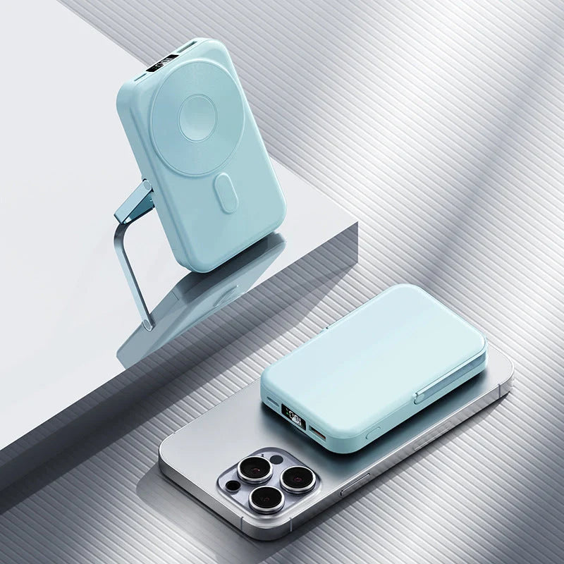 Power Bank | Fast Charging, Foldable Stand & LED Display