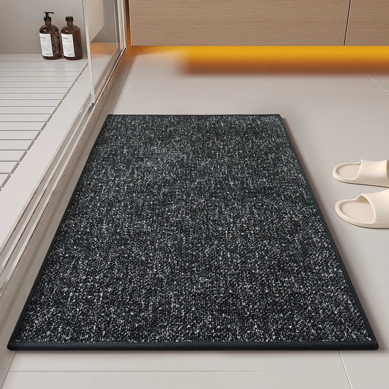 Bathroom Mat | Soft Textured & Non-Slip | Machine-Washable & Quick-Drying