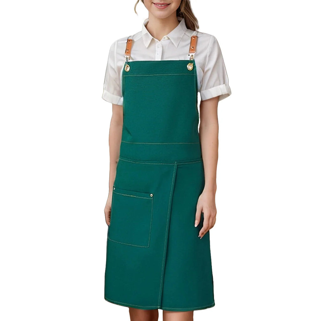 Apron | Waterproof Canvas & Split Skirt | Multiple Front Pockets