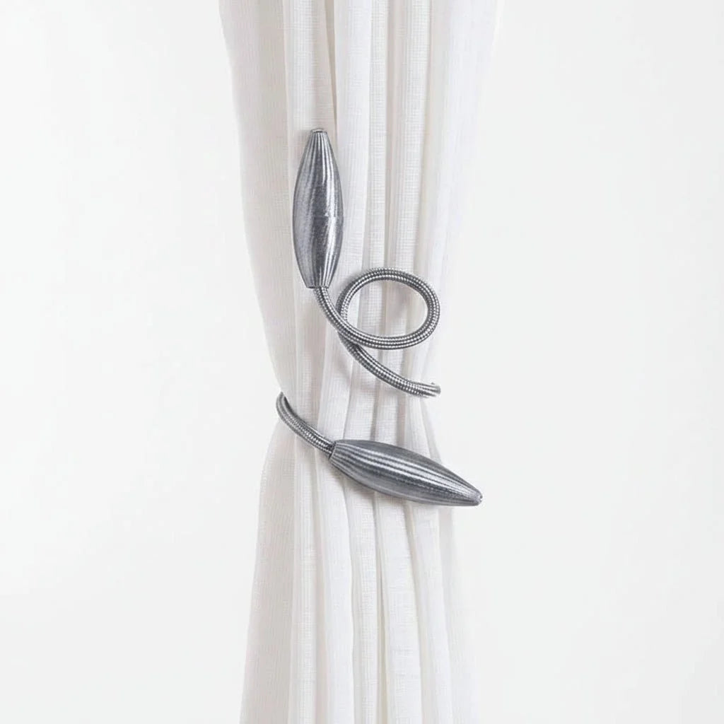 Curtain Tieback | Moldable Aluminum Core & Fabric-Friendly | 53 cm