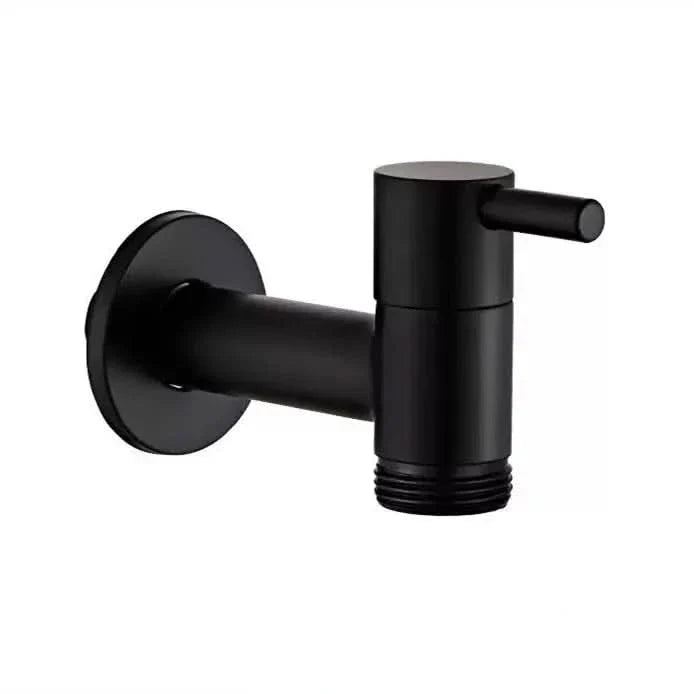 Wall-Mounted Faucet | Solid Brass Matte Black | Space-Saving
