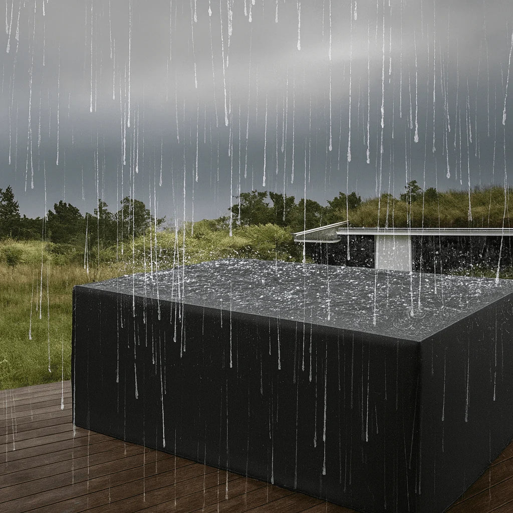 Garden Furniture Cover | Water-Repellent Polyester & UV-Resistant | Secure Drawstring