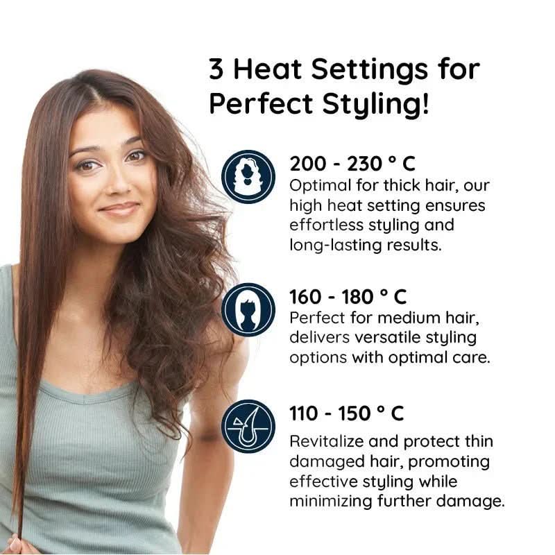 Rotating Hair Brush Styler | 32mm Ceramic Barrel | With Bag & Comb