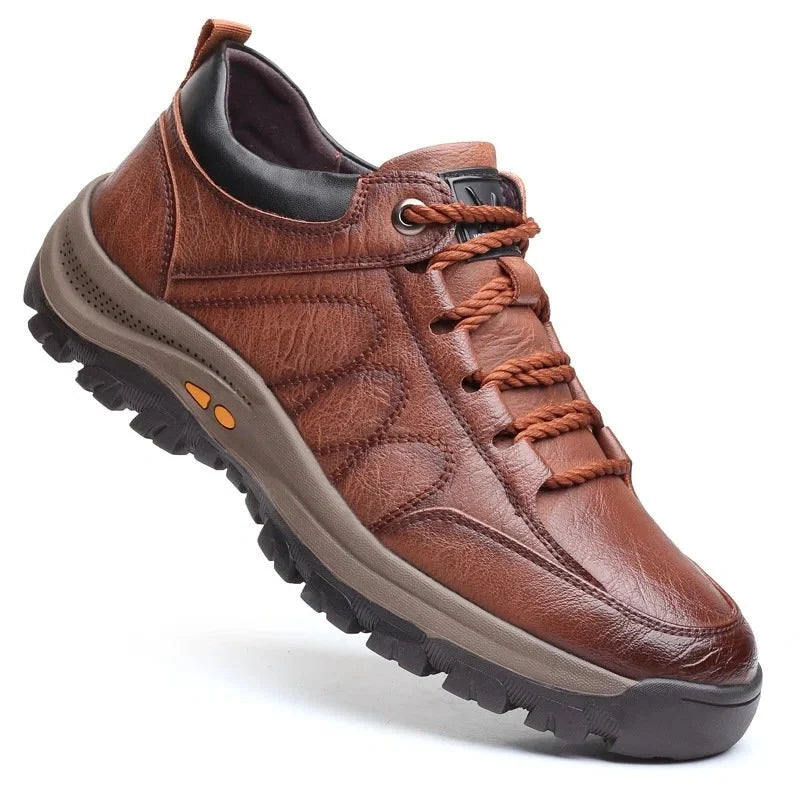 Men's Orthopedic Shoes | Waterproof Cowhide Leather & Ergonomic Insoles