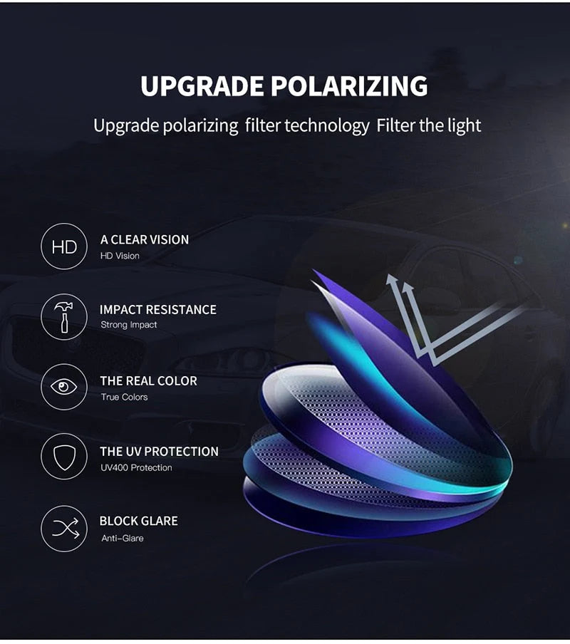 Sunglasses | Polarized UV400 Mirrored Lenses | Lightweight Alloy Frame