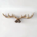 Wall-Mounted Coat Rack | Rustic Antler Design & Multiple Hooks