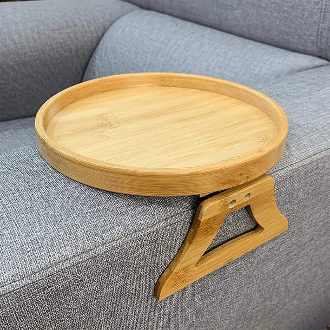 Sofa Armrest Tray | Adjustable, Non-Slip & Foldable | Fits Up To 35.5 cm