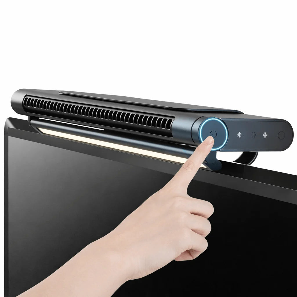 Desktop Fan | Bladeless USB-Powered | Adjustable Airflow & LED Lamp